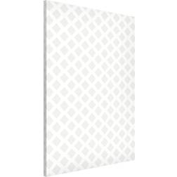 Tableau Magnétique Grille De Diamant Beige Clair