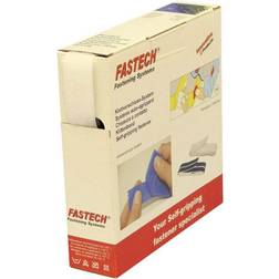 Fastech B25-SKL02000010 Nastro A Strappo Per Incollaggio Colla A Caldo Parte Morbida 10 m x 25 mm Bianco 10 m