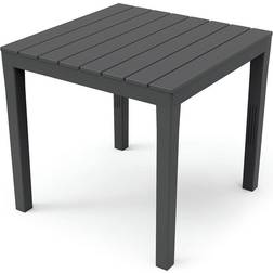Ipae Progarden Table Carrée Modulable 78 x 78 x 72 cm Couleur Anthracite