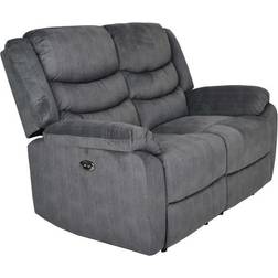 XXXlutz Elektrisk Hvilesofa Med 2 Sæder Winfield Grå Sofa 3 personers