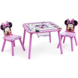 Delta Children Minnie Mouse Table & Chair Set with Storage