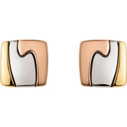 Georg Jensen Fusion Earrings - White Gold/Gold/Rose Gold