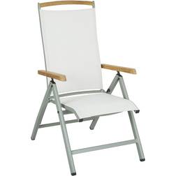 Brafab Gartenstuhl Andy mit Teakholz Grün 59 x 73 x 109 cm