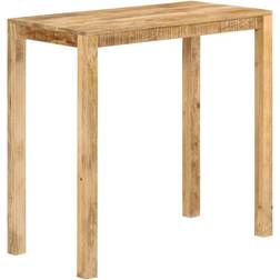 vidaXL 44.1'x21.7'x42.5' Solid Wood Mango Table de bar