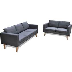 vidaXL 2-pers. 3-pers. Sofa 2stk 2 personers