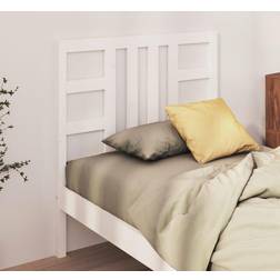 vidaXL white, 106 Solid Pine Bed Headboard