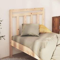 vidaXL brown, 106 Solid Wood Pine Bed Sänggavel