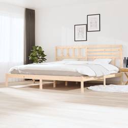 vidaXL 200 Solid Wood Pine Bed Frame Mattress Foundation Bedstead