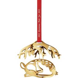 Georg Jensen sleeping deer Julgranspynt 8cm