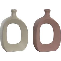 Dkd Home Decor 16 Beige Pink Vase