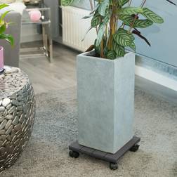 Nature plantevogn firkantet WPC antracitgrå Plantekasse