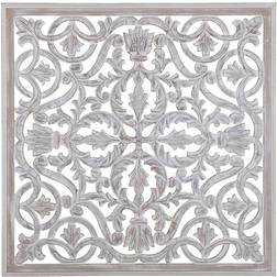 BigBuy Home White 90 DMF Wall Decor