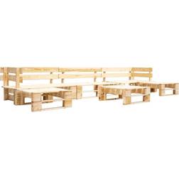 vidaXL 6 Piece Garden Pallet Loungesett