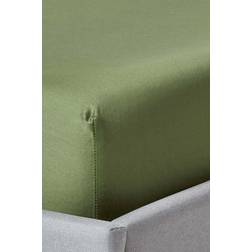 Homescapes Moss Fitted 400 Thread Bed Sheet Green