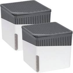 Wenko 2er-Pack Raumentfeuchter »Cube« 500 g weiß