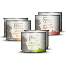 MjAMjAM Premium Wet Food for Cats Pack of 6 6 x 200 g