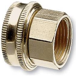 Nelson 3/4 Brass Threaded Double Female Hose to Pipe Fitting