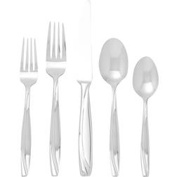 Oneida Camlynn Mirror 45 Piece Casual Flatware 180 Stainless Service for 8 Silver Cutlery Set 45pcs