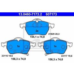 ATE 13.0460-7173.2 Remblokkenset OPEL Astra G CC Zafira Astra G Cabrio