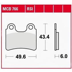 TRW Brake Pad Mcb766