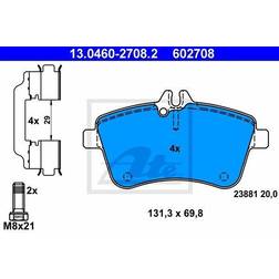 ATE Bremsbelagsatz MERCEDES-BENZ 13.0460-2708.2 1694200120,1694200820,1694201220 A1694200120,A1694200820,A1694201220