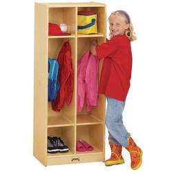 Jonti-Craft® 2 Section Cubby Locker Coat Hook