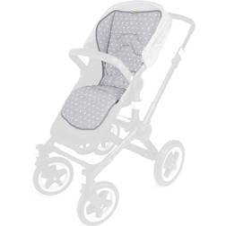 Sitzauflage Für Kinderwagen Und Buggy Lotte Stars-Grau