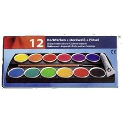 Herlitz Deckfarbkasten mit 12 Farben