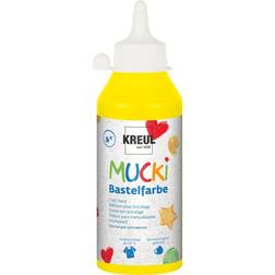 Kreul Mucki Bastelfarbe primärgelb 250 ml