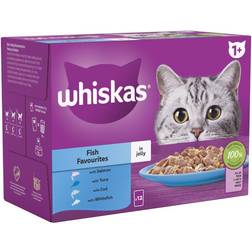 Whiskas 1+ Pouches Jelly Fish Favourites