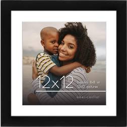 Americanflat 12x12, 11x11 and 11x17 Picture with Mat Photo Frame