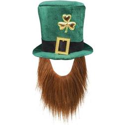 Bristol Novelty Irish Top Hat With Beard