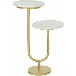 Dkd Home Decor Side Golden Metal Småbord