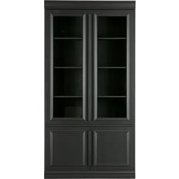 BePureHome Organize Pine Glass Cabinet