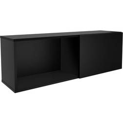 FMD De Pared Con Compartimento Negro 99.1 x 27.2 x 33 cm Perchero