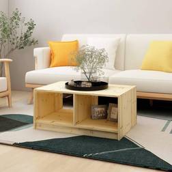 vidaXL 75x50x33,5 massivt granträ Soffbord 50x50cm