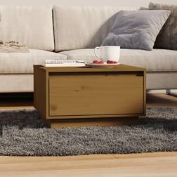 vidaXL honungsbrun 55x56x32 Soffbord