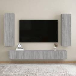 vidaXL Meubles TV Muraux 2 pcs Meuble Mural