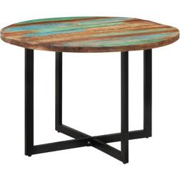 vidaXL 110x75 massivt Spisebord