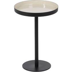 BigBuy Home Side Black Iron Small Table 30x30cm