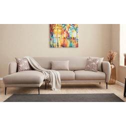 LOTO LIVING Venus L Creme Sofa