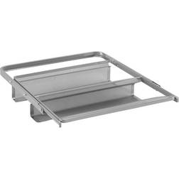 Elfa Mesh Gliding Shelf Platinum Shoe Rack