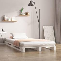vidaXL Cama De Palets Madera Maciza De Pino 90x200 cm