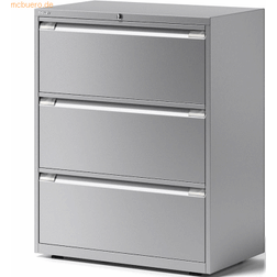 Bisley Essentials Hängeregistraturschrank silber Kommode