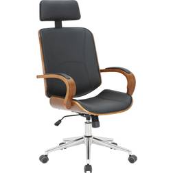 CLP Dayton En Similicuir Ajustable Noyer Chaise de bureau