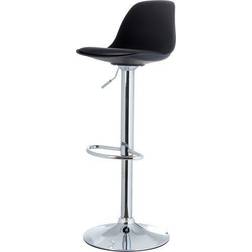 Paperflow Sgabelli Bobba Gambe Alluminio Seduta Nera 39 x 42 x 83 cm Sgabello da bar