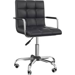 Homcom Desktop with Rollen Black Silla de oficina 94cm