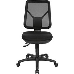 Topstar Bürodrehstuhl M.Lendenwirbelstütze Schwarz 430-510mm 110kg Sedia da ufficio