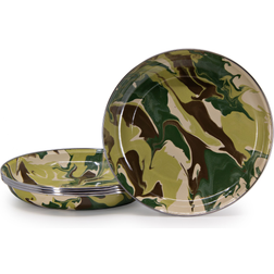 Golden Rabbit Camouflage Marbled Pasta Soup Plate