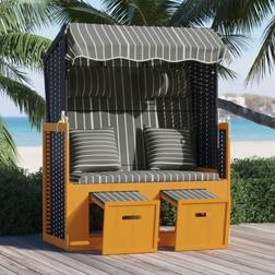 vidaXL strandkurv massivt